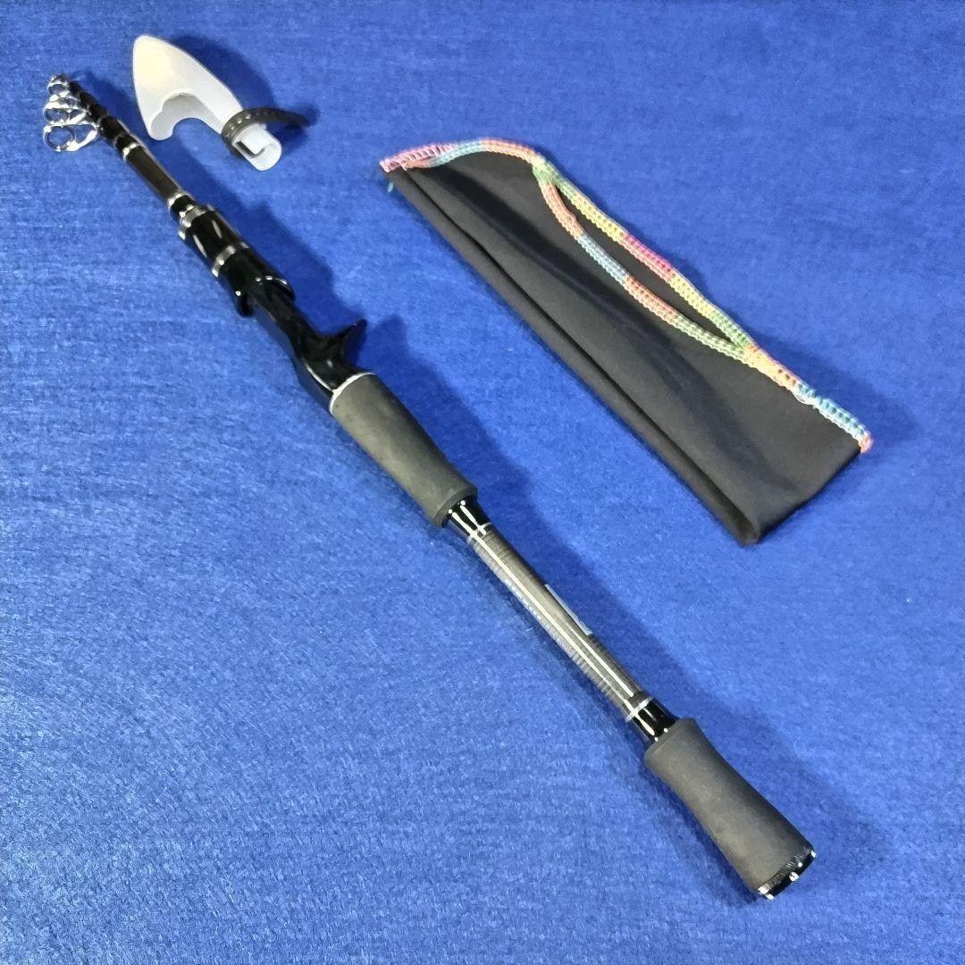8ft Telescopic Sea Bass Jigging Rod, Portable, 2.4m, 6-section, Used