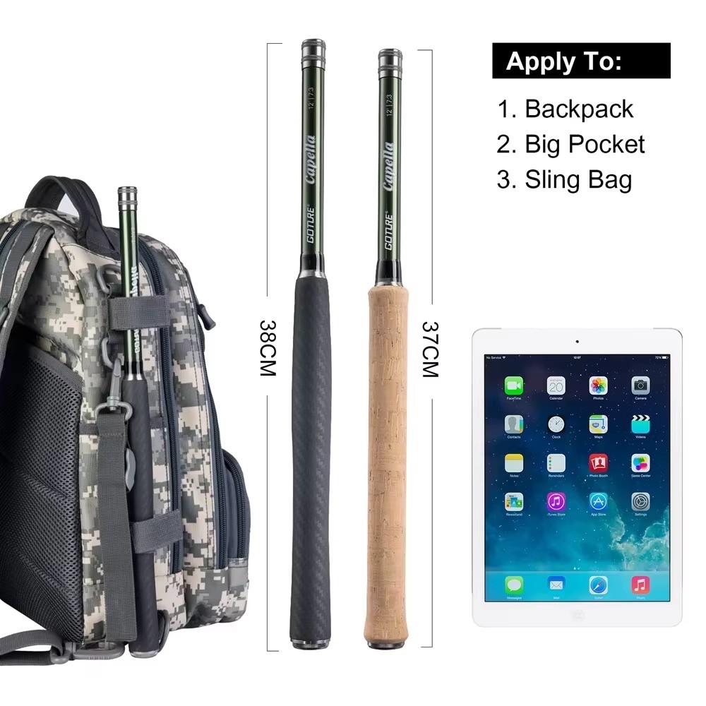 Full Fly Dapping Tenkara Fishing Rod Kit Outfit Freshwater River Lake Pond