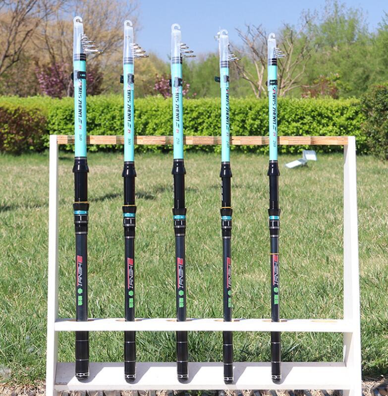 Telescopic Fishing Rod Trout Travel Rock Rod High Carbon Fiber 2.1M 2.4M 2.7M 3M
