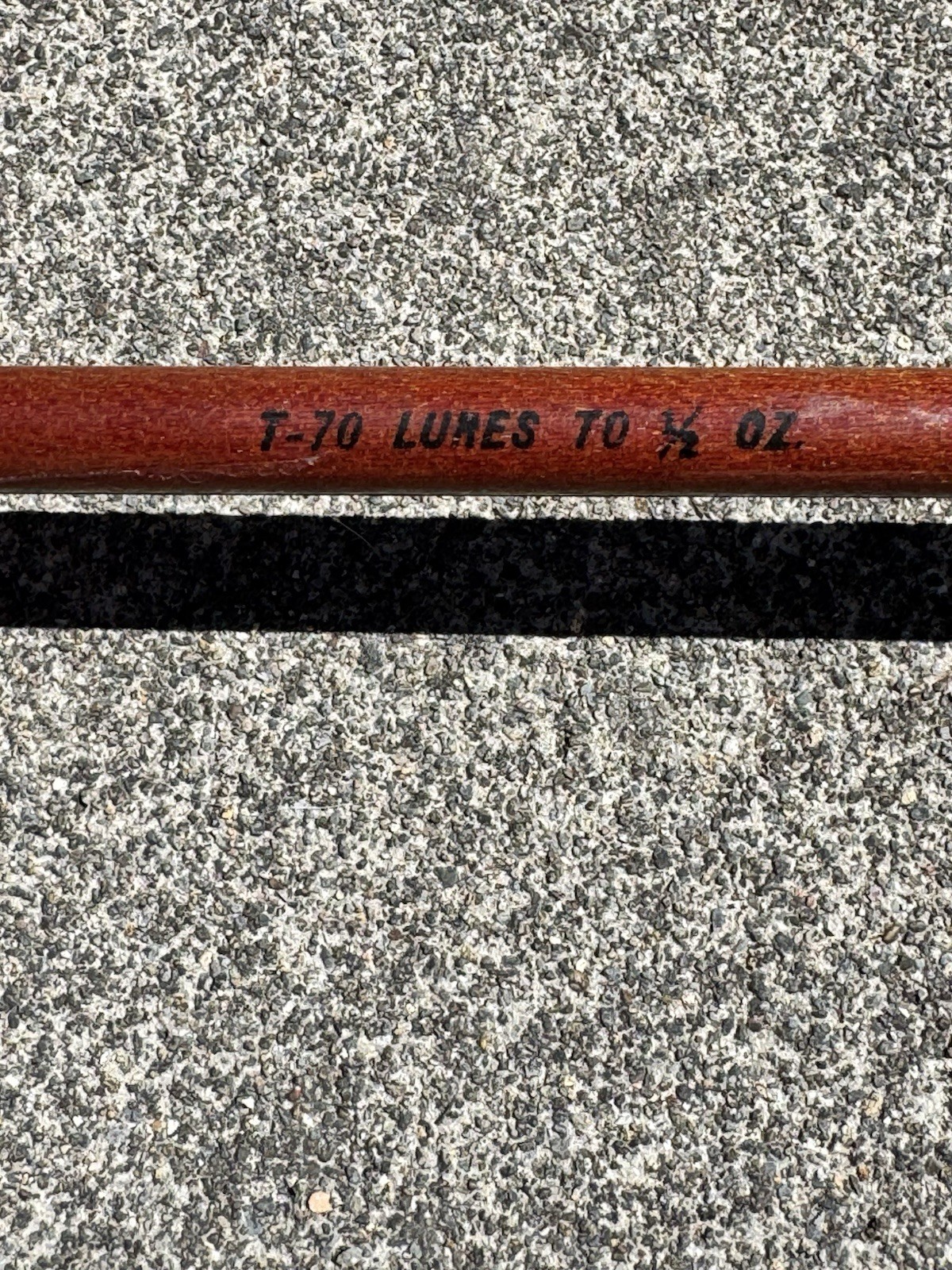 Vintage Powr-Kast T-70 Lures to 1/2 oz fishing rod.