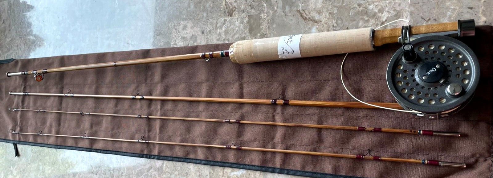 Bamboo Fly Rod Gene Edwards blank 7′ 4/5-wt NEW