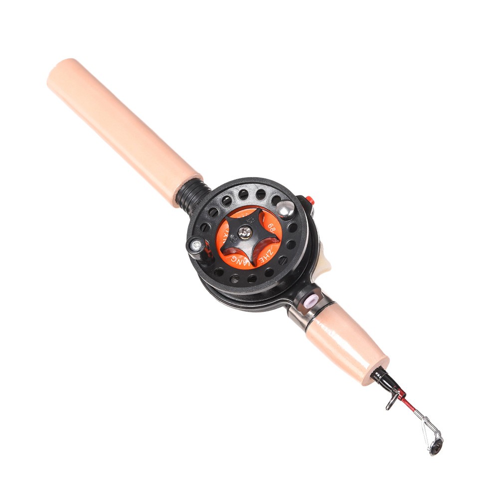 60cm Portable Telescopic Winter Fishing Rod Fish Hand Fishing Tackle Pole Set