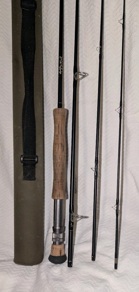 Temple Fork Outfitters TICR Lefty Kreh Fly Rod 9ft 8wt 4pc W/Mismatch Tube