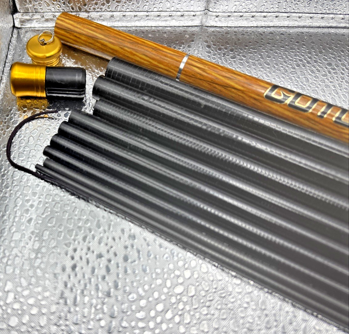 Goture 360 Tenkara Keiryu Fly Rod 3.6M 12ft Telescopic Carbon Fiber Fishing Pole
