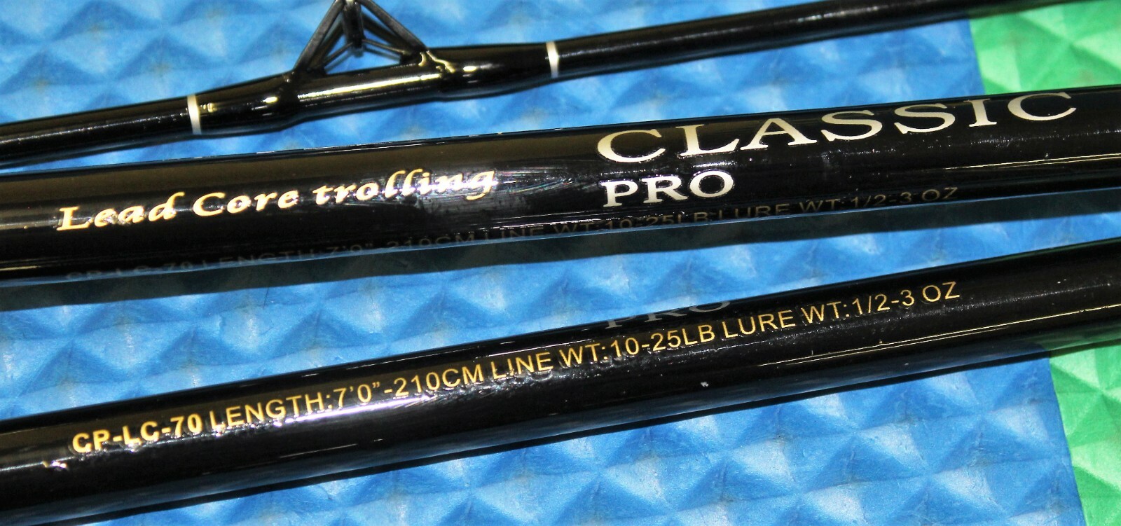 Okuma Black Classic Pro 7′ 0″ Lead Core Trolling Rod CP-LC-70 4-Pack!