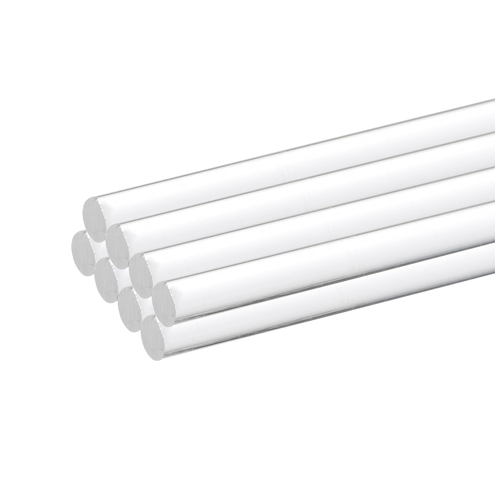 8 PCS Acrylic Round Rods 3/16 x 12 Inch Clear Dowel Plastic Sticks 5x300mm