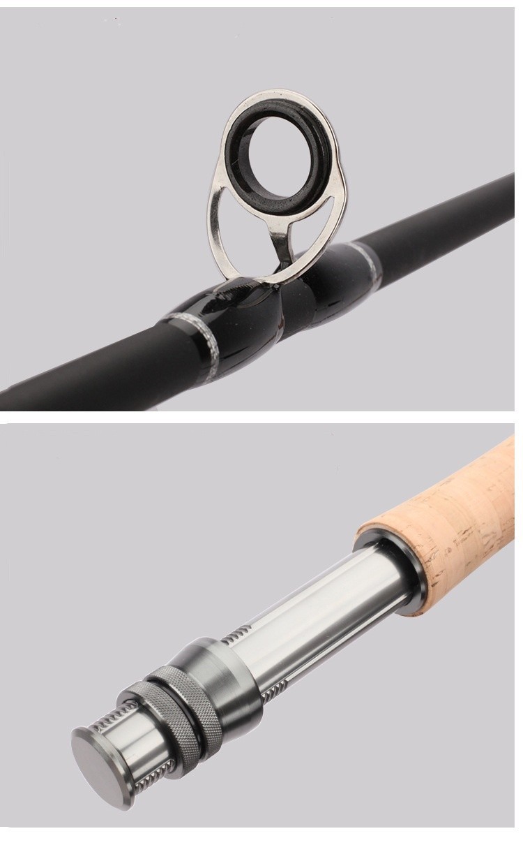 Fishing Rod 8 FT 9 FT Lure Travel Spinning/Casting Rods High Carbon Fiber Pole
