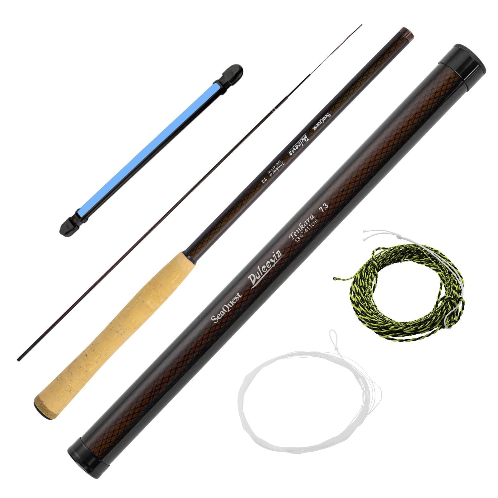 SeaQuest Duleeyia Tenkara Rod 13’6″ 7:3 411cm, 10 Sections, Lightweight, Used