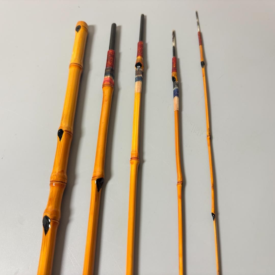 Bamboo Tanago Rod 115cm 5-Piece Japanese Accessory Fishing Rod Used