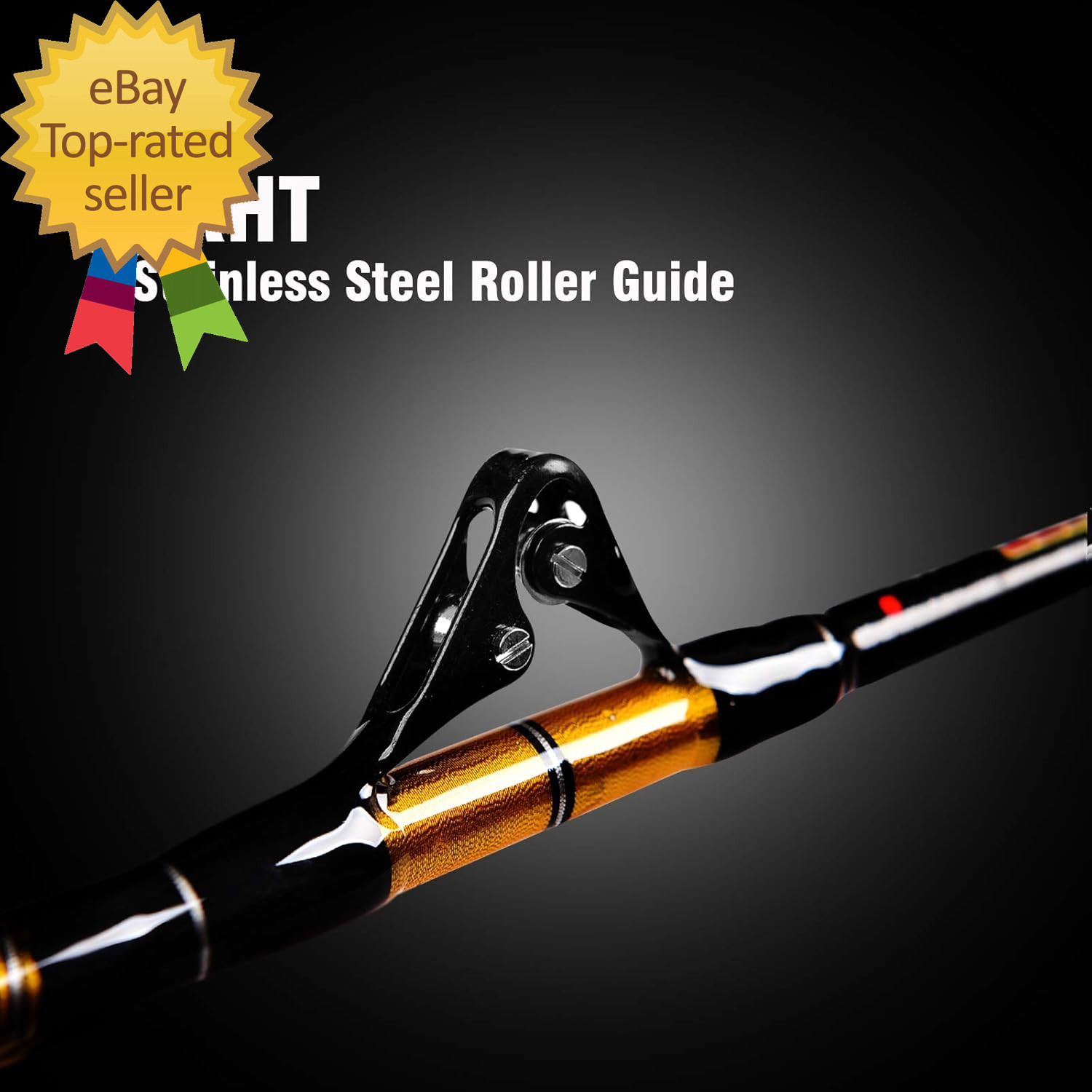 1-Piece/2-Piece Saltwater Offshore Heavy Trolling Rod Big Game Roller Rod