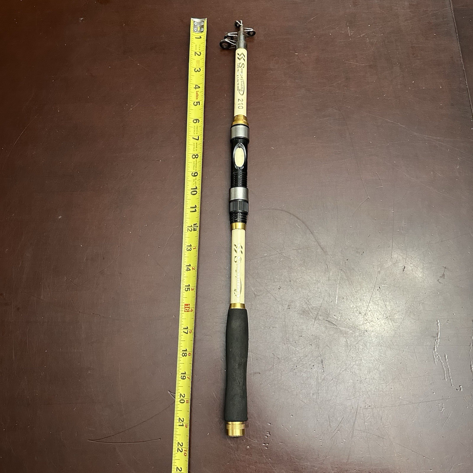 Sougayilang 210 Fishing Telescopic Rod Pole Fish Portable 24lb Vtg 21” to 82”