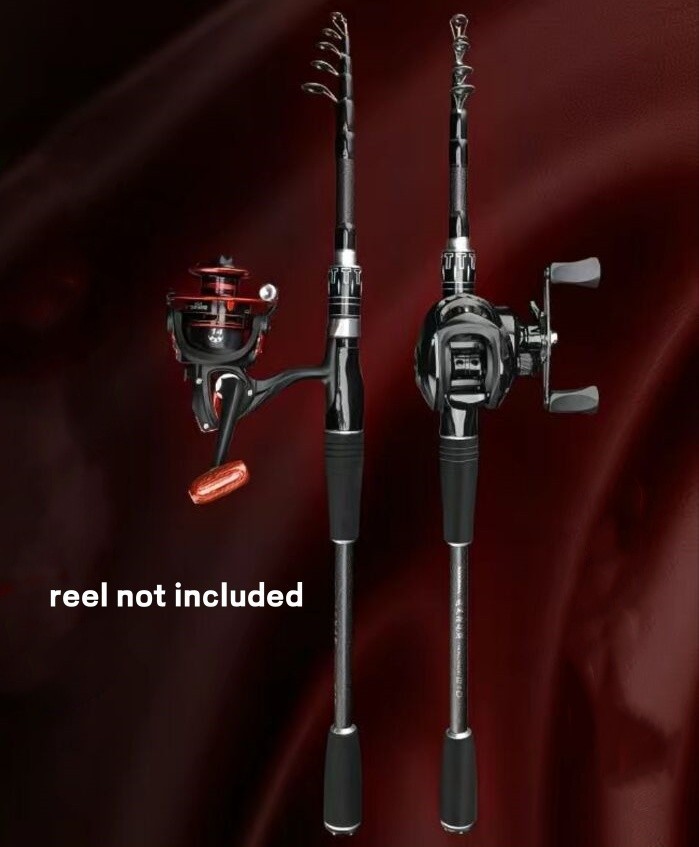 Telescopic Fishing Rod Carbon Fiber Spinning Casting Rod High Sensitivity Rod