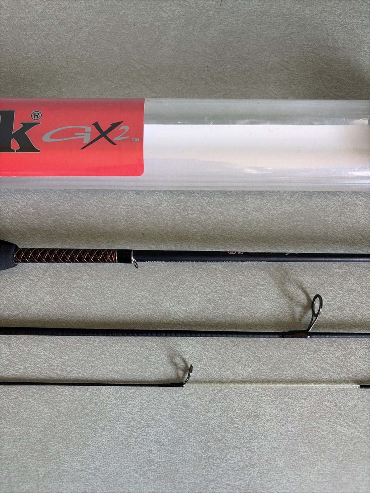 SHAKESPEARE UGLY STIK GX2 5 foot Medium 3 piece travel spinning rod