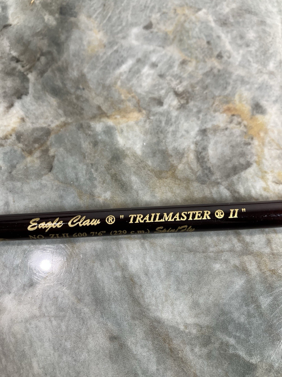 NEW EAGLE CLAW SPIN ROD TRAILMASTER ZL II 600 7’6″ 4-PIECE GRAPHITE TRAVEL PACK