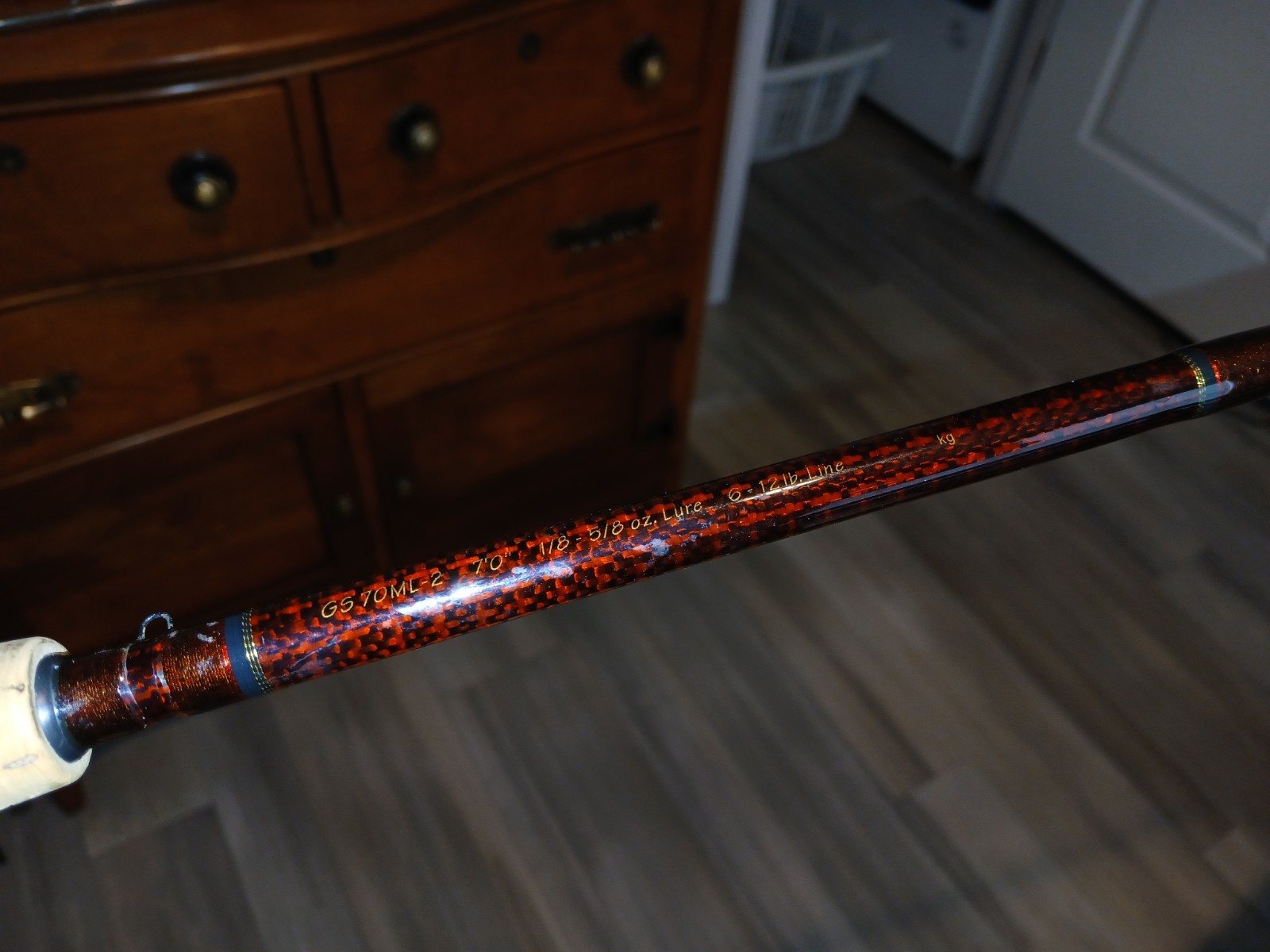 Rare Set Of (3) Fenwick HMG Carbon Veil 2pc 7ft spinning rods, H,M,ML!!