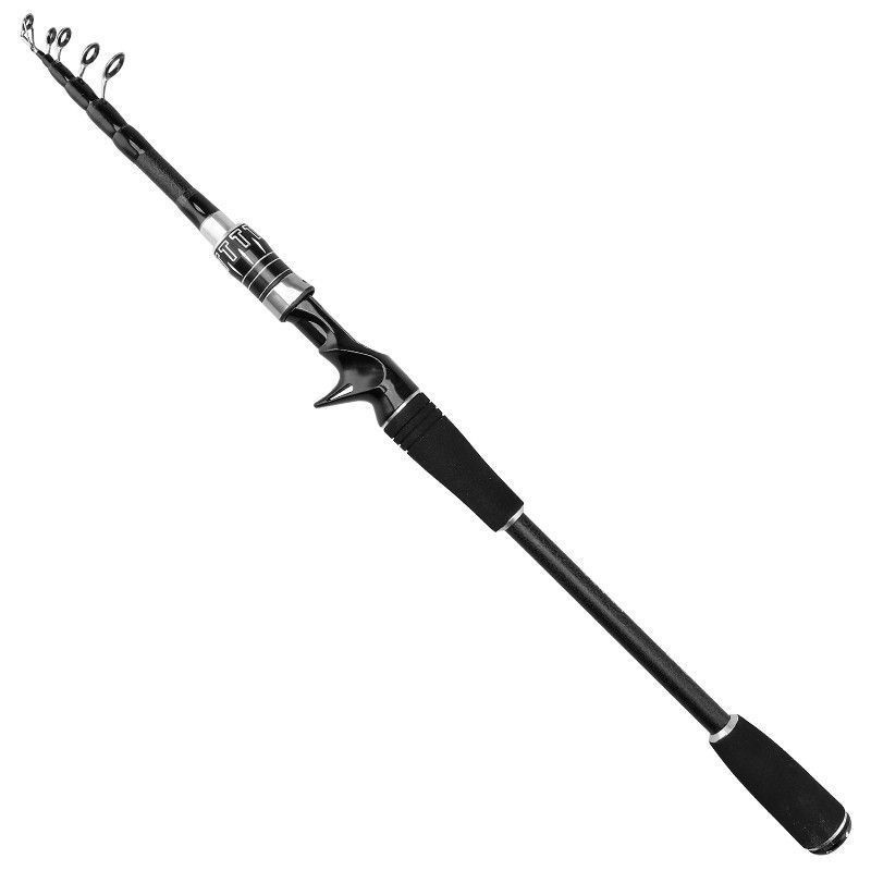 Telescopic Fishing Rod Carbon Fiber Spinning Casting Rod High Sensitivity Rod