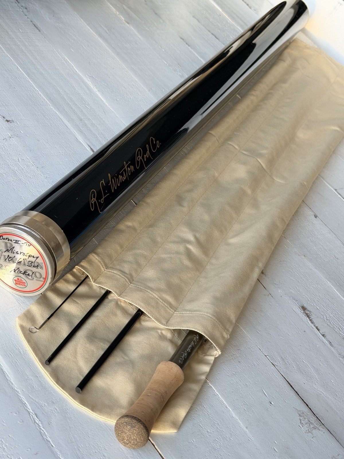 **BEAUTIFUL**🔥RL WINSTON BORON III.TH MICROSPEY 3wt. 10’6”in~4pc🔥~NEW~🔥