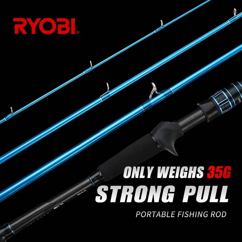 RYOBI NUM ONE NV NB Fishing Rod Portable 4-Section Travel Rod 1.8m 2.1m 2.4m M/L