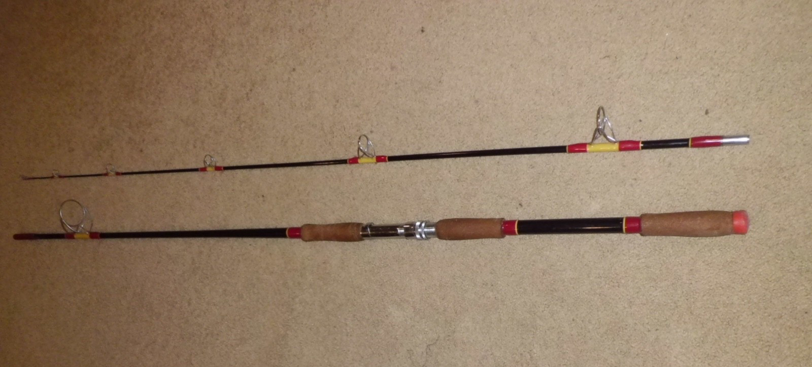 Vintage HARNELL Surf Spinning 10′ Rod made in USA