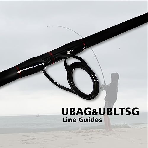 Lightweight Graphite Travel Fishing Rod – 2-Piece/4-Piece Surf Spinning Rod