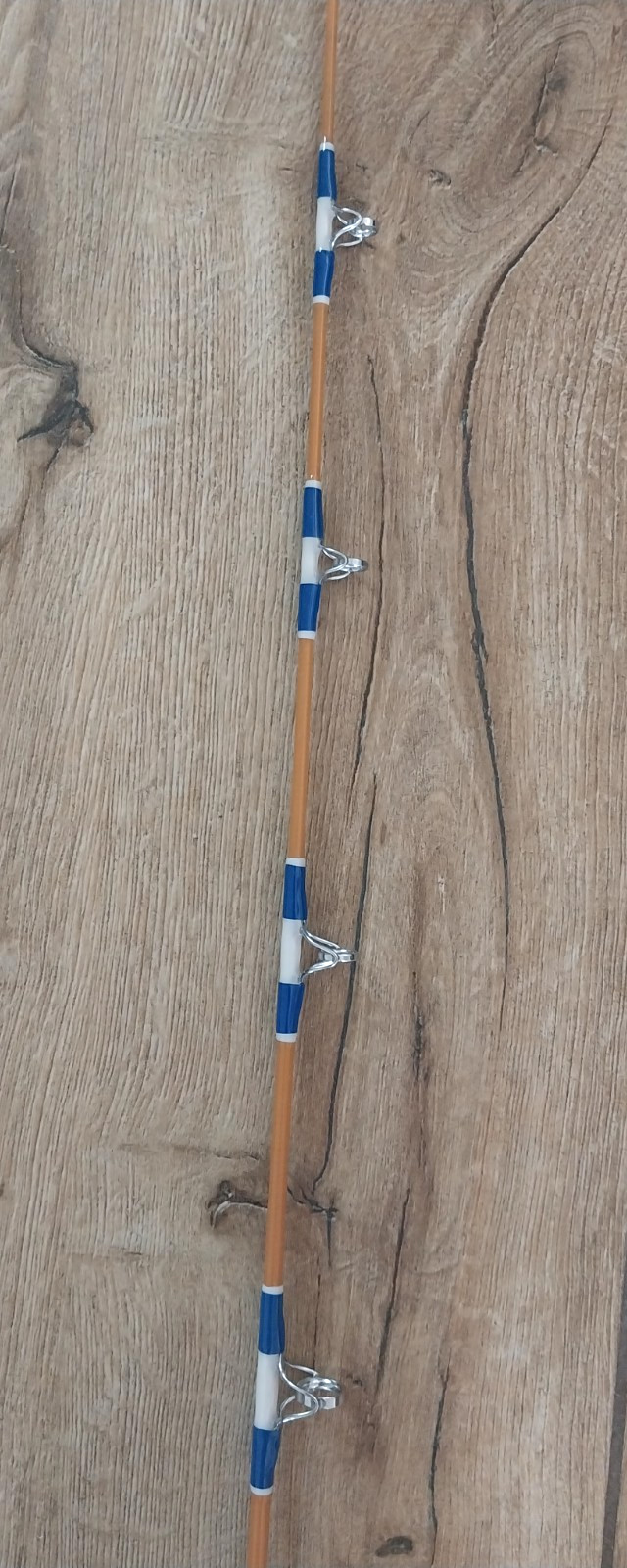 SABRE 7FT SALTWATER VTGE ROD 10-25 LBS. CUSTOM WRAPPED WITH ALL NEW COMPONENTS
