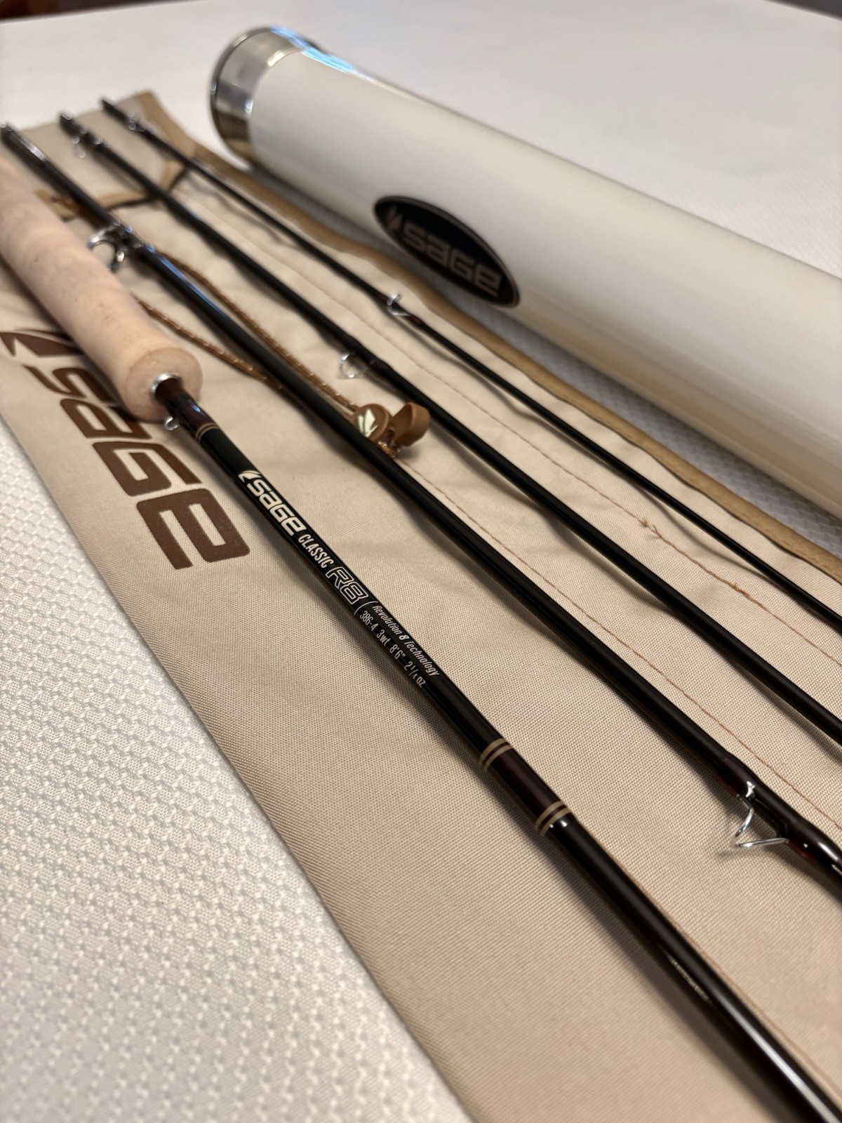 Sage R8 Classic 386-4 8ft 6in 3 wt Fly Rod