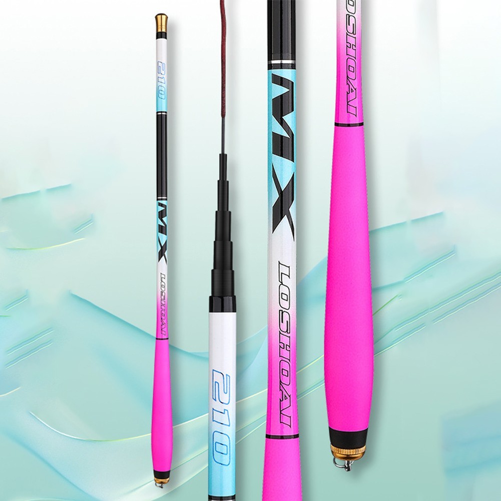 Travel Friendly Carbon Fiber Fishing Rod 1 5m to 6 30m with Multi Strand Rope
