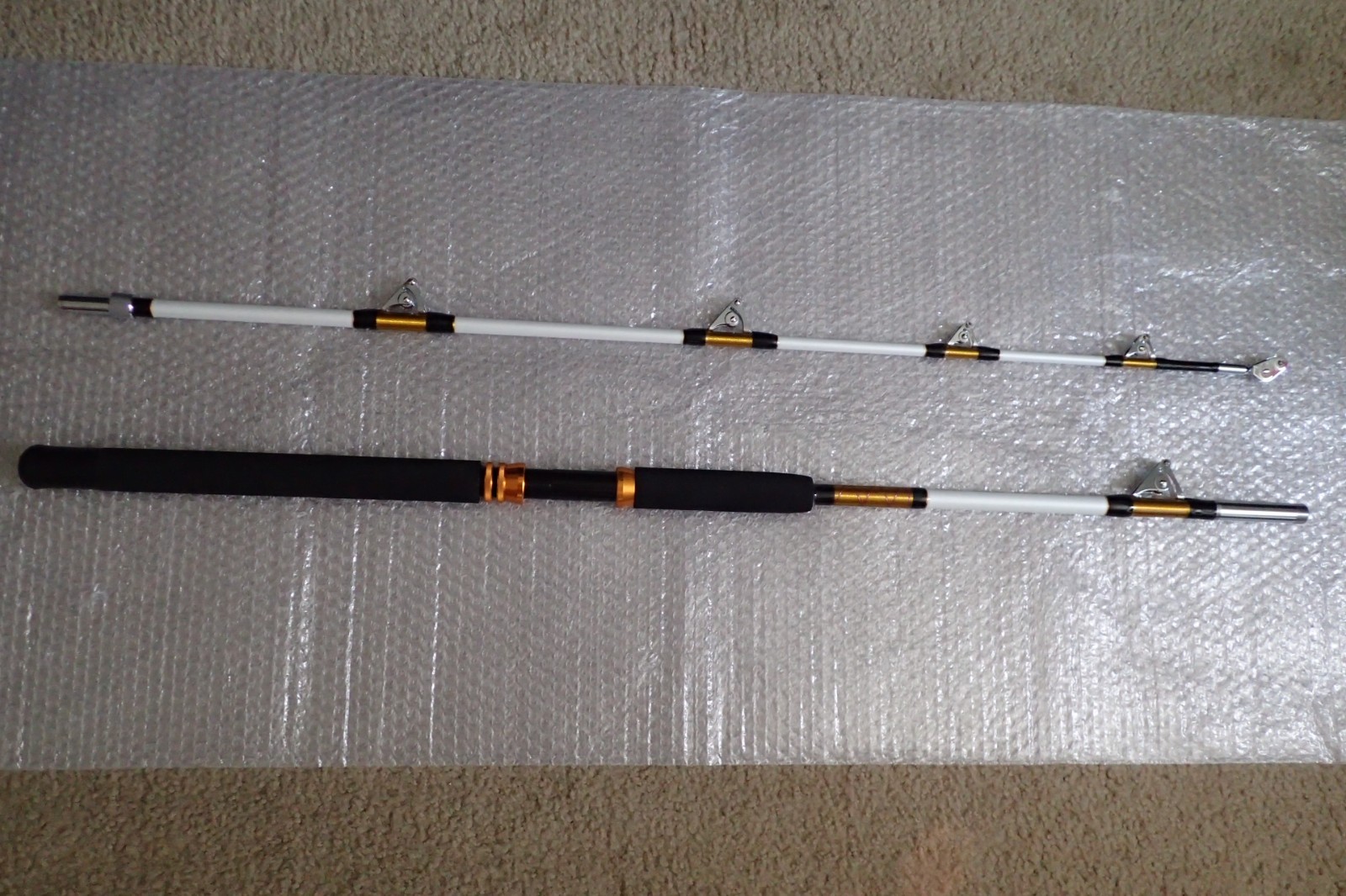 Heavy Saltwater Trolling Rod Conventional Boat Fishing YIYI Pole 210cm 100-200lb