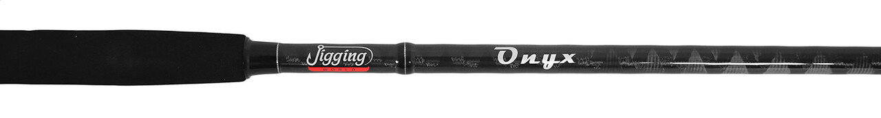 Jigging World Onyx 9′ Medium 2 Piece Spinning Surf Rod JW-ONYX902-M
