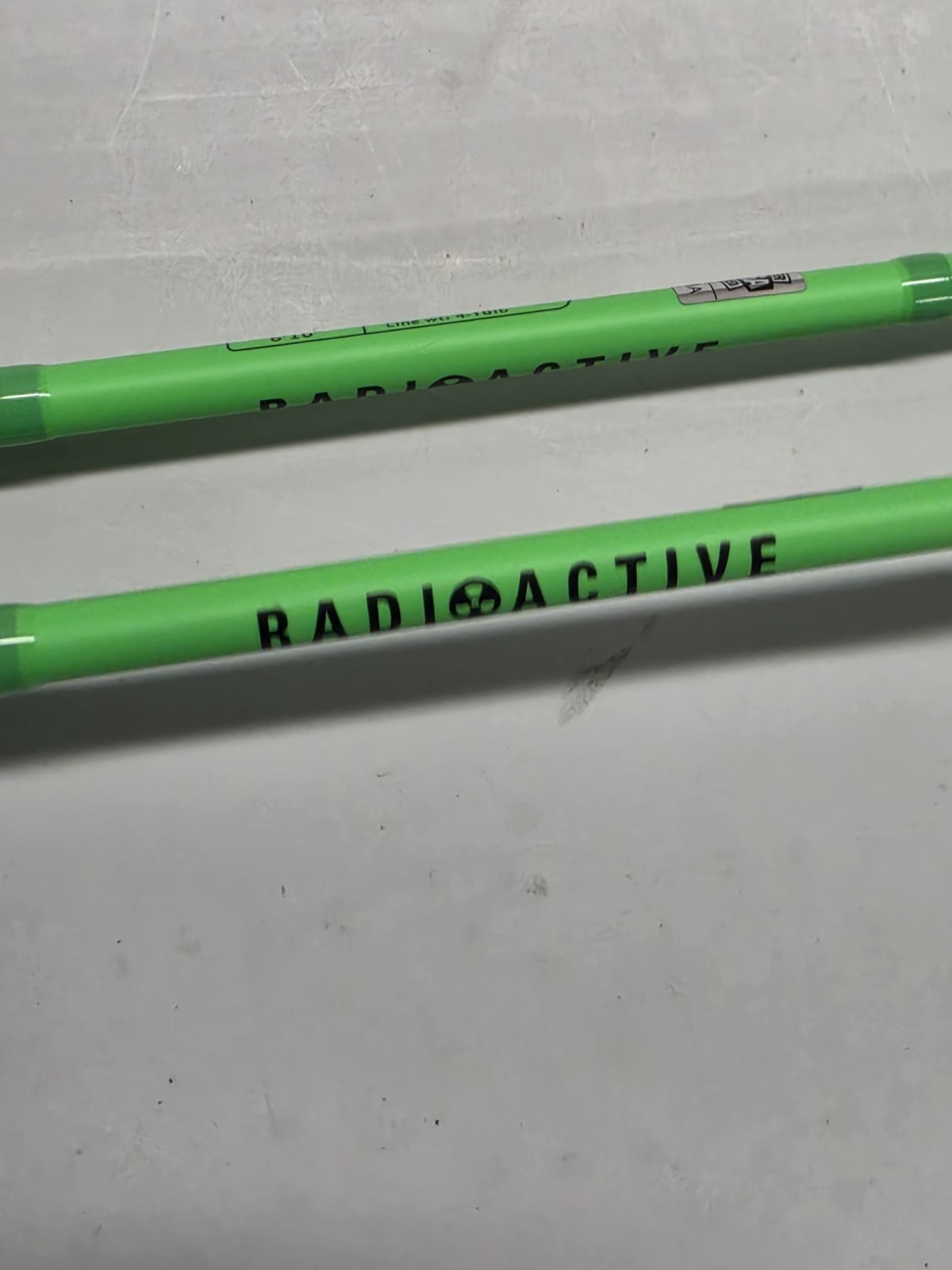 (LOT OF 2) 13 Fishing Radioactive Pickle 1 Piece Spinning Rods 6’10” ML Fast