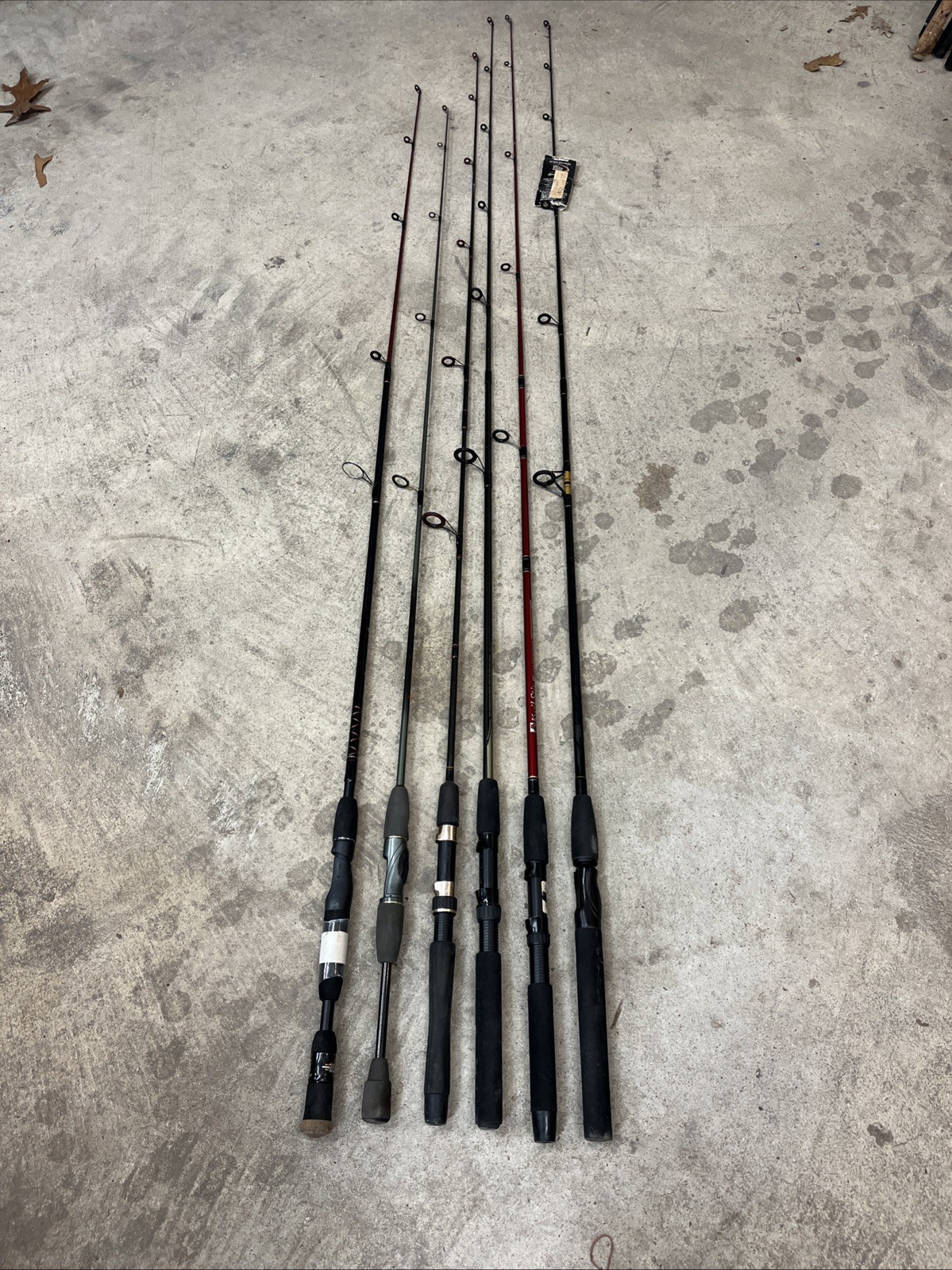 Lot Of 6 Spinner Rods