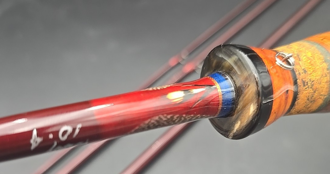 Extraordinary Terry Henson 10′ 4 weight nymphing fly rod Loomis blank