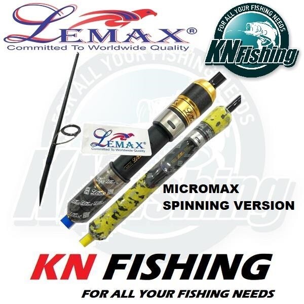 LEMAX JAPAN MICROMAX SUPER GAME Slow Pitch Jigging Rod Fixed Spool 250 300 360gr