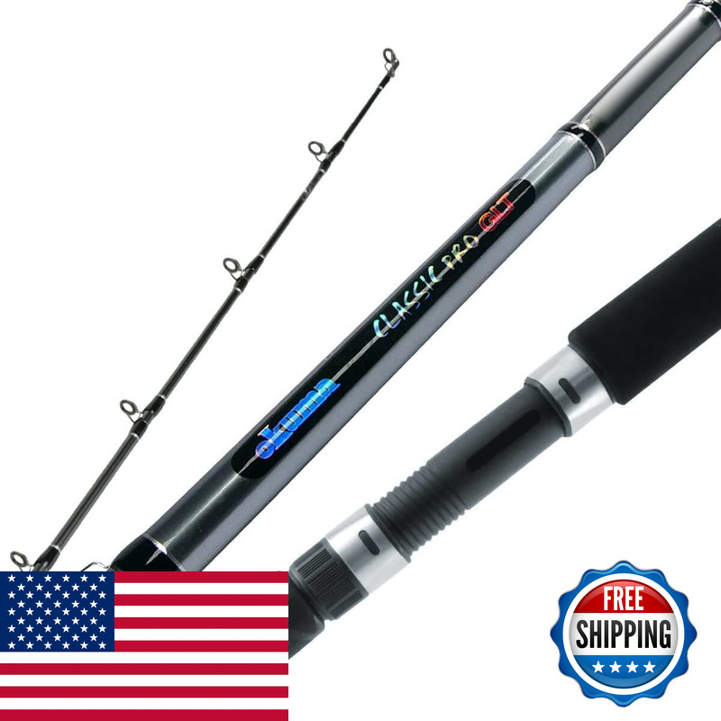 Okuma Classic Pro Glt Downrigger Rod 8-20 Lbs 7-Feet 6-Inch Medium-Light Gloss