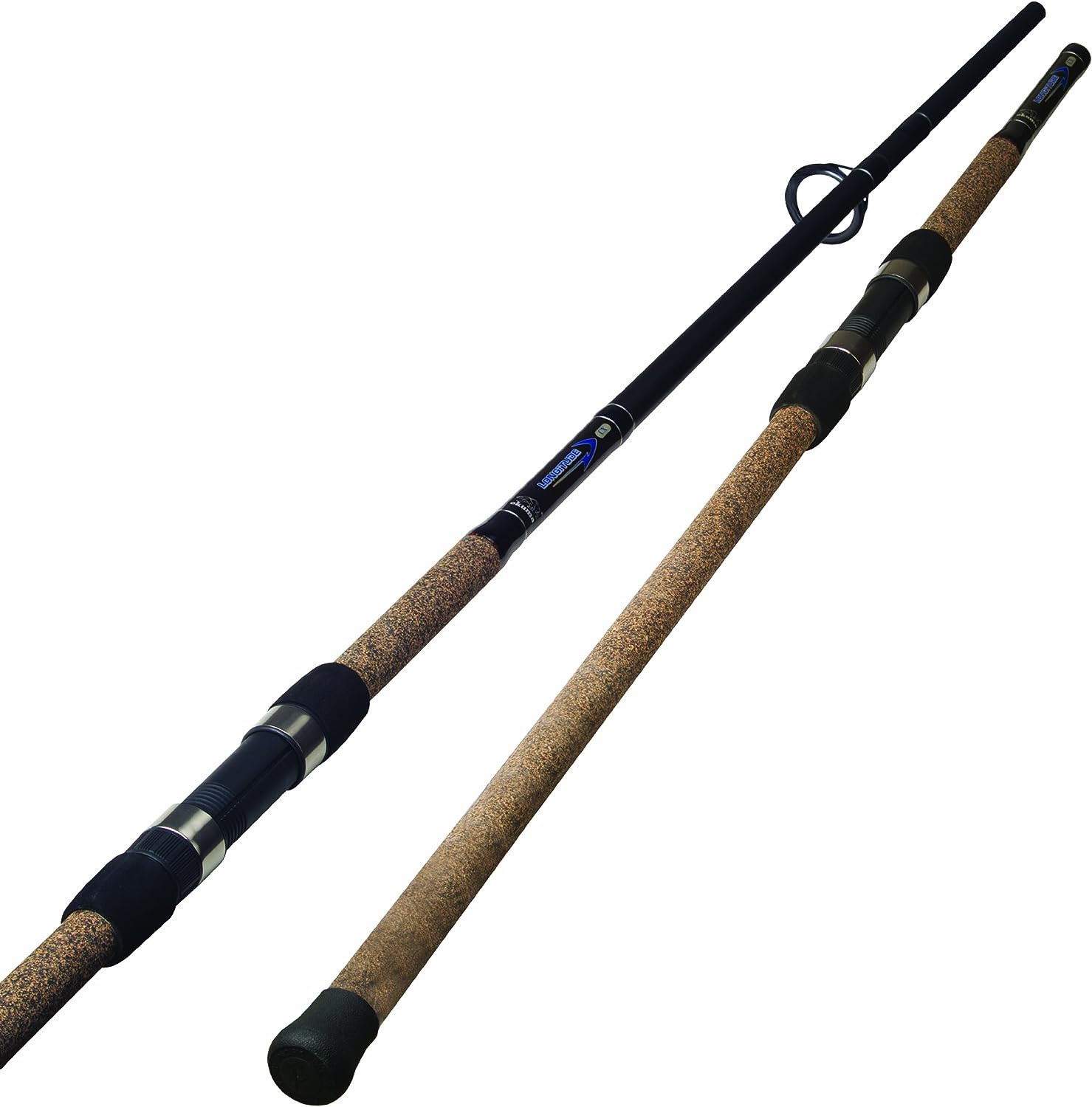 Longitude Surf Graphite Rods (Large, Black/Blue/Silver)