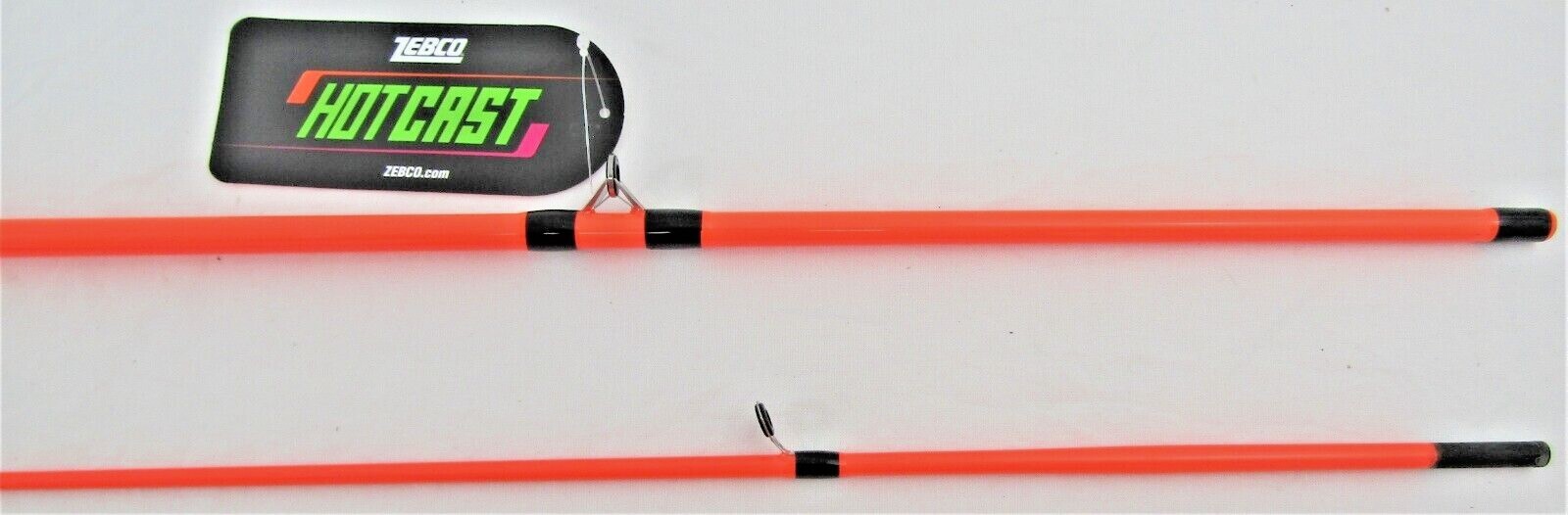 ZEBCO HOT CAST SPLASH 6’6″ HOT ORANGE SPIN CAST COMBO #HCSTORC662M