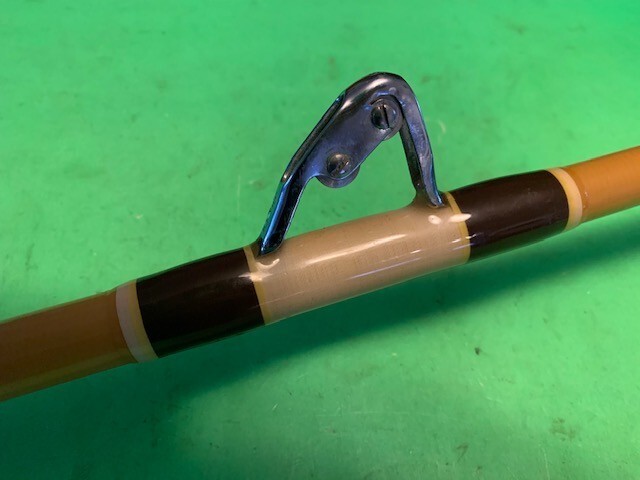 CUSTOM BUILT FENWICK ST 785 6 FOOT 4 1/2 INCH 30 TO 100 POUND RATED FISHING ROD