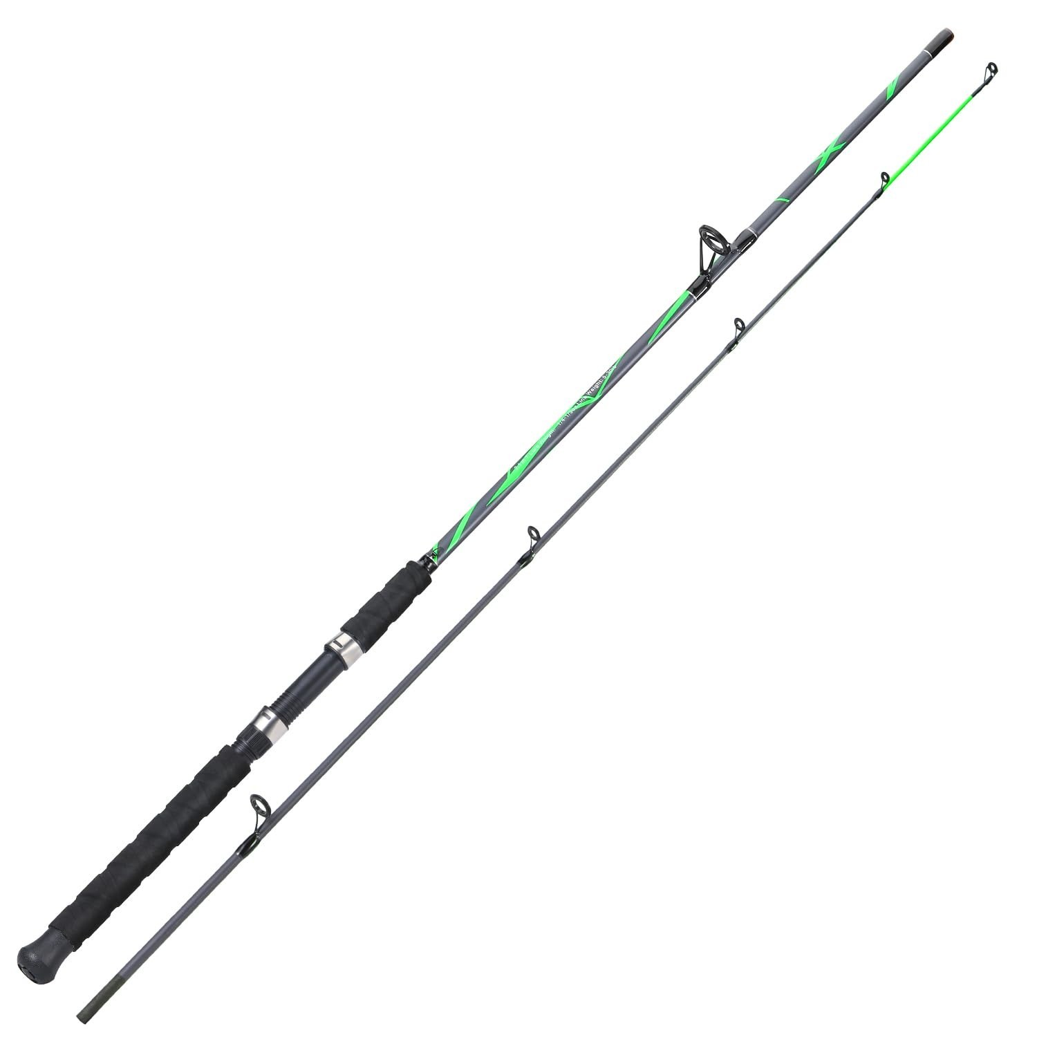 7’0″ Strong Carbon & Glass Composite Spinning Rod – Durable Fishing Pole for Cat
