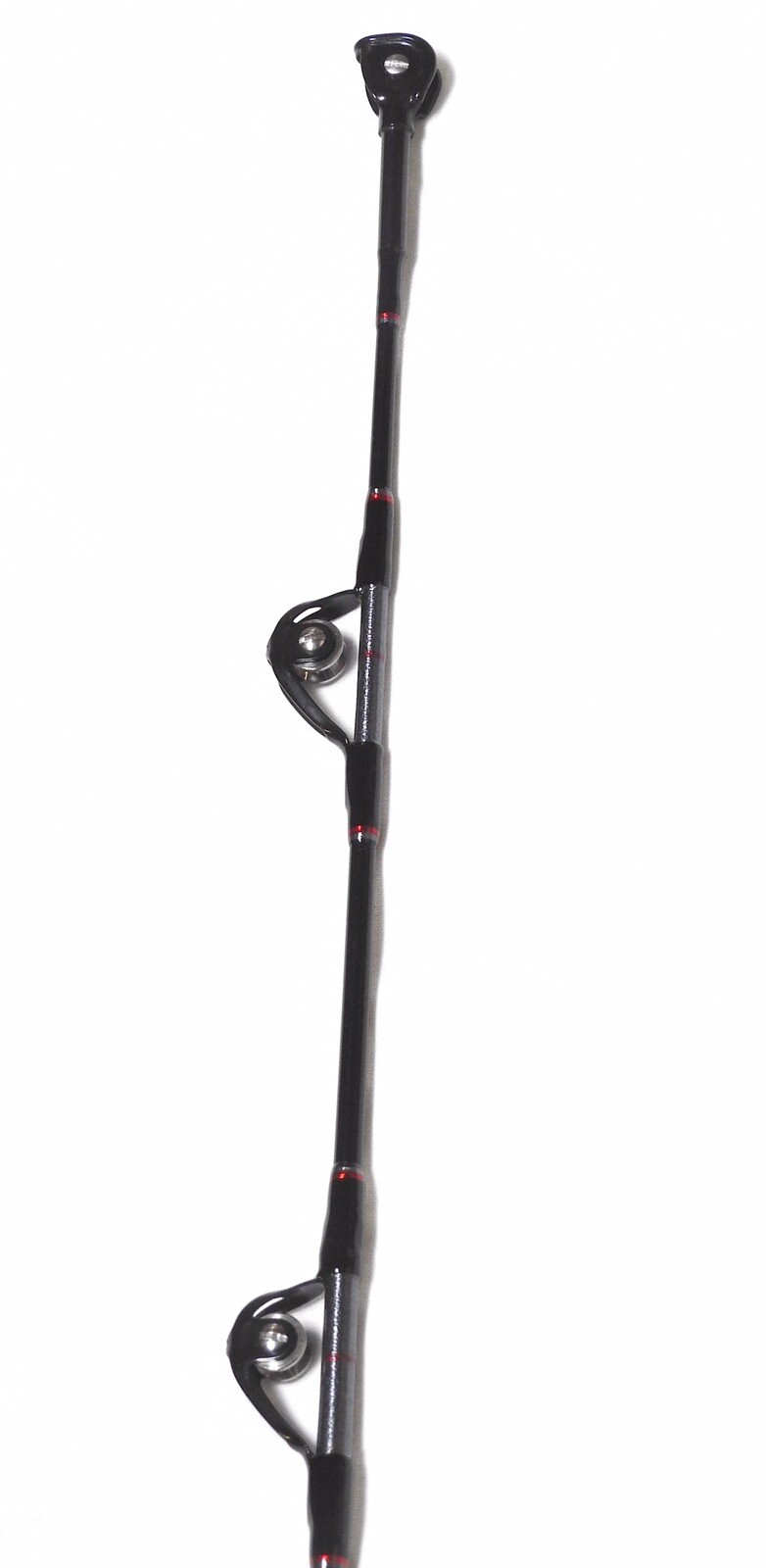 Light Action Salmon Trolling Rod 6′ 1pc Aftco Roller Guides Metal Reel Seat