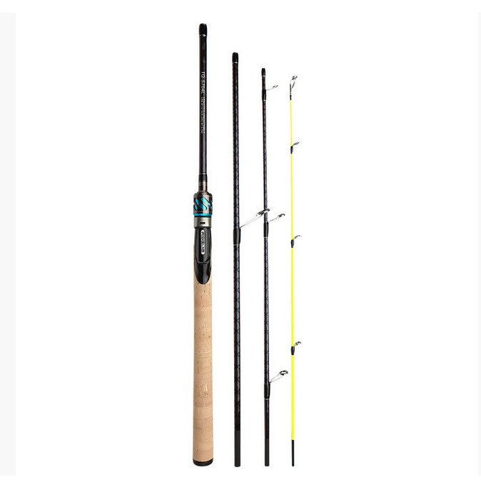 Portable Fishing Rod Carbon Fiber Stream Rod Ultra-Light Casting Spinning Fast