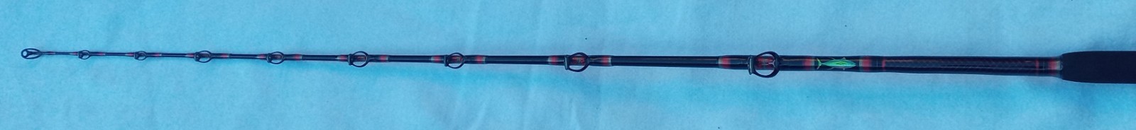 Calstar Black West Coast Rod BWC-670C Tuna Custom Wrapped WESTCOAST CUSTOM RODS