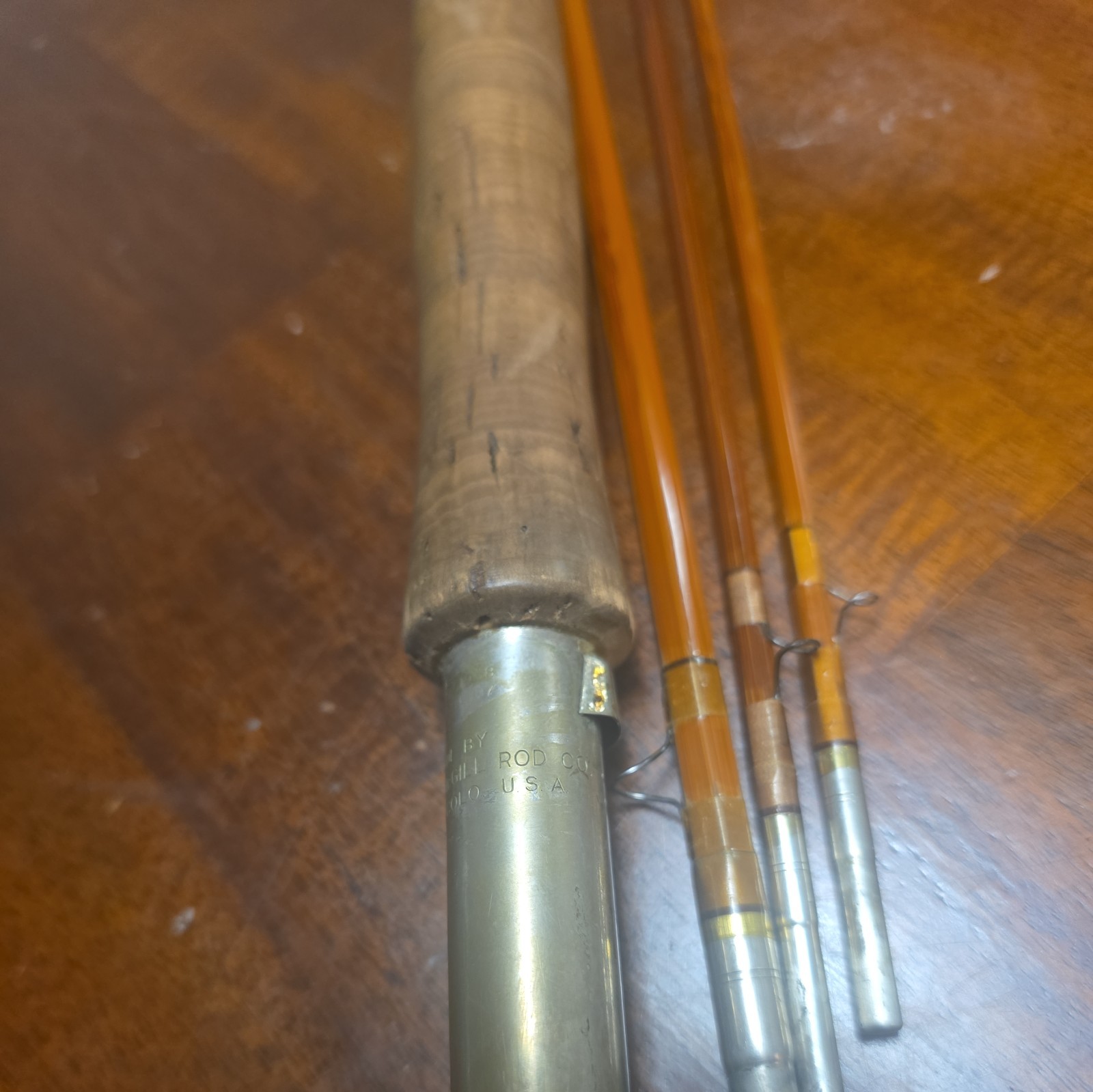 Wright & McGill Granger Aristocrat Bamboo Fly Rod. 9’ 6” Two Rod Ends