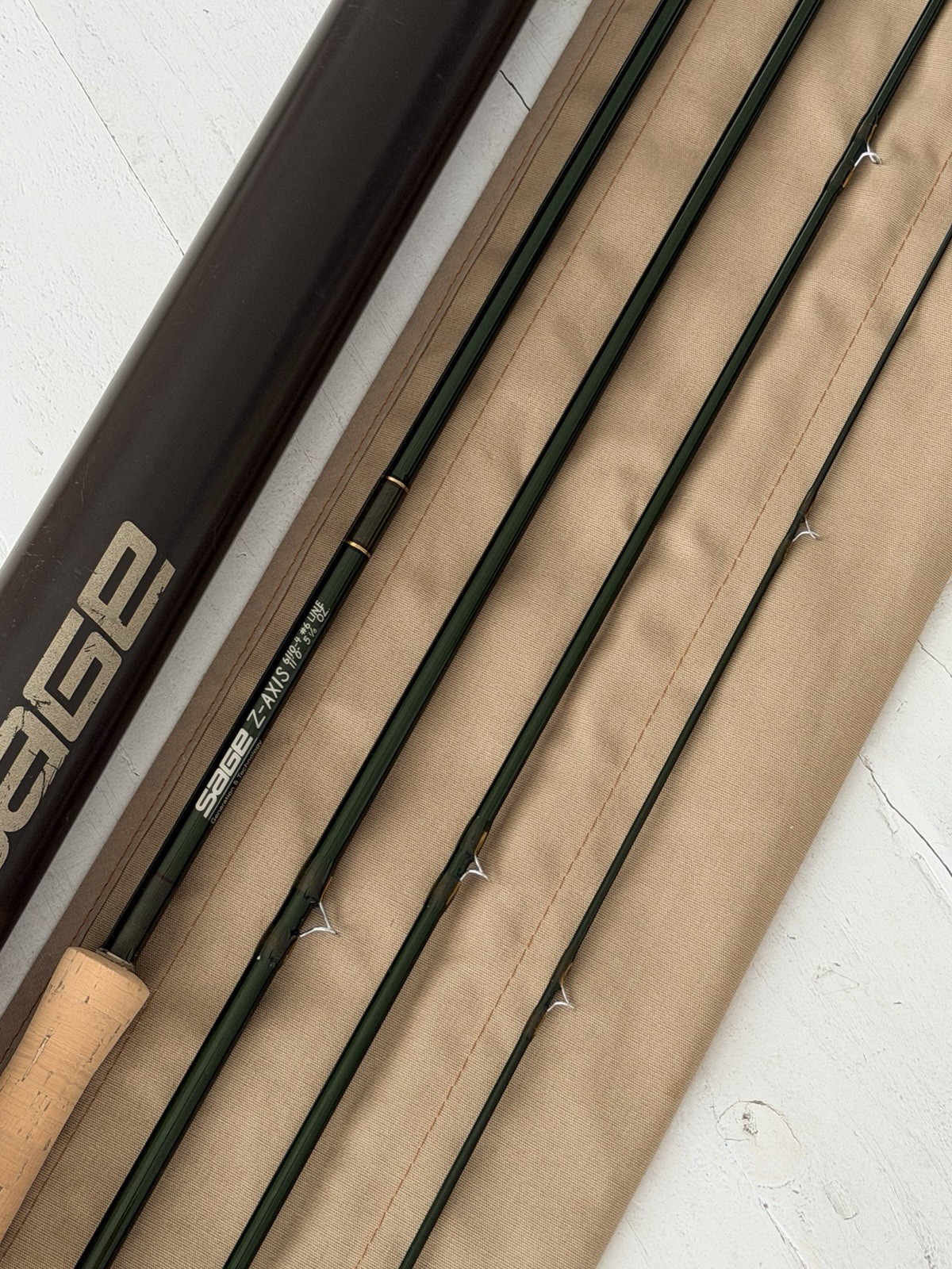 **BEAUTIFUL** 🔥 SAGE Z-AXIS Switch/Spey 6wt. 11’ft~4pc FlyRod!! ~LEGENDARY~ 🔥