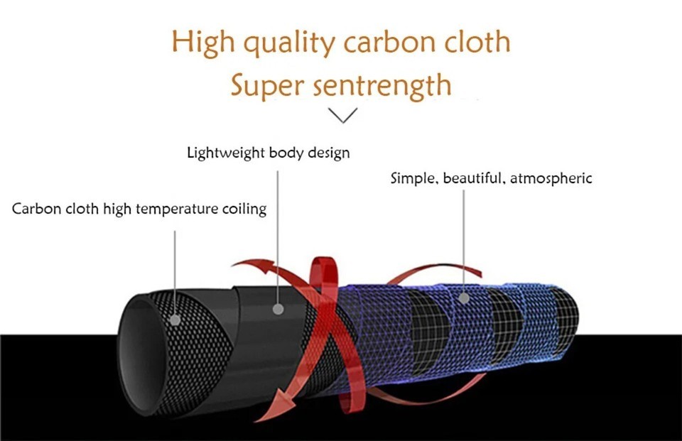 New Carbon Portable Telescopic Fishing Rod Stream Hand Pole Spinning Fishing Rod