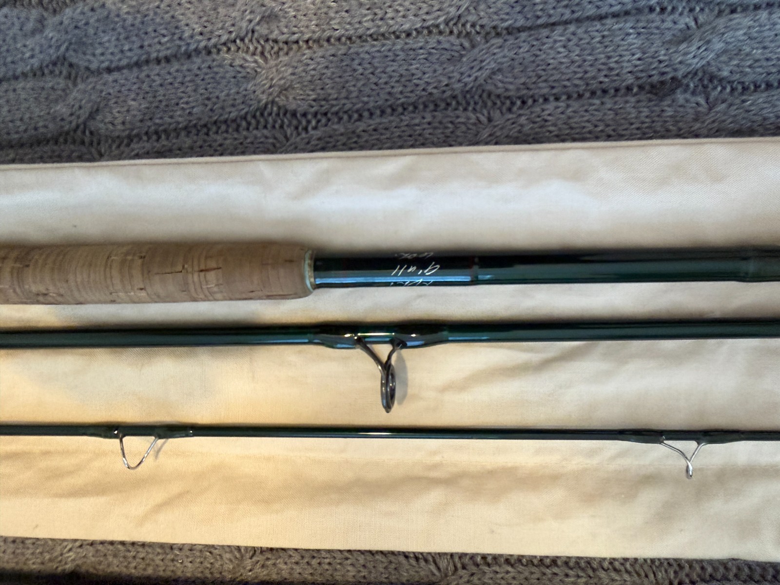 Winston XDLT 9ft 11wt Fly Rod 3pc Very Good Condition Serial 51653 Tube Sock