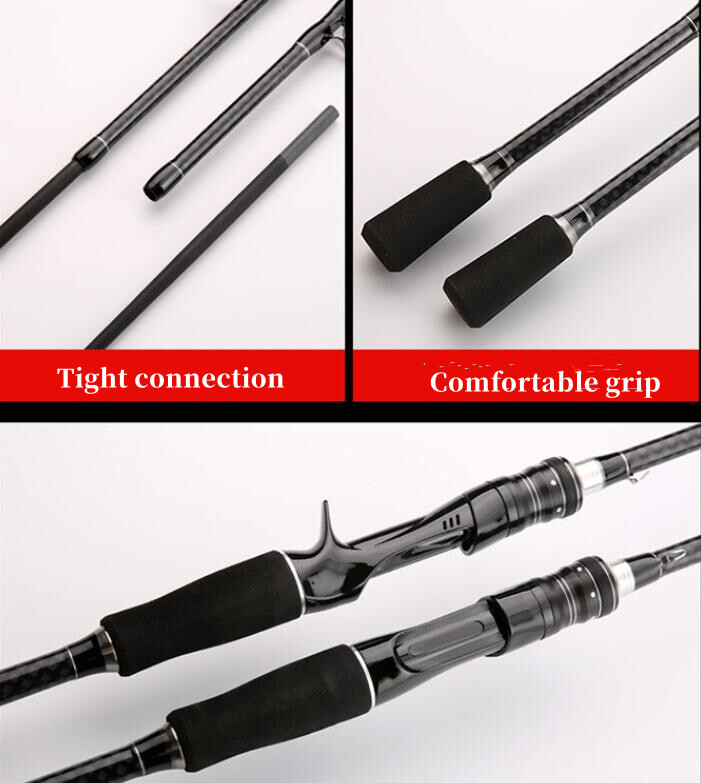 Trout Fishing Rod Carbon Fiber Spinning/casting Rod 1.65m/1.8m Carp Fishing Pole