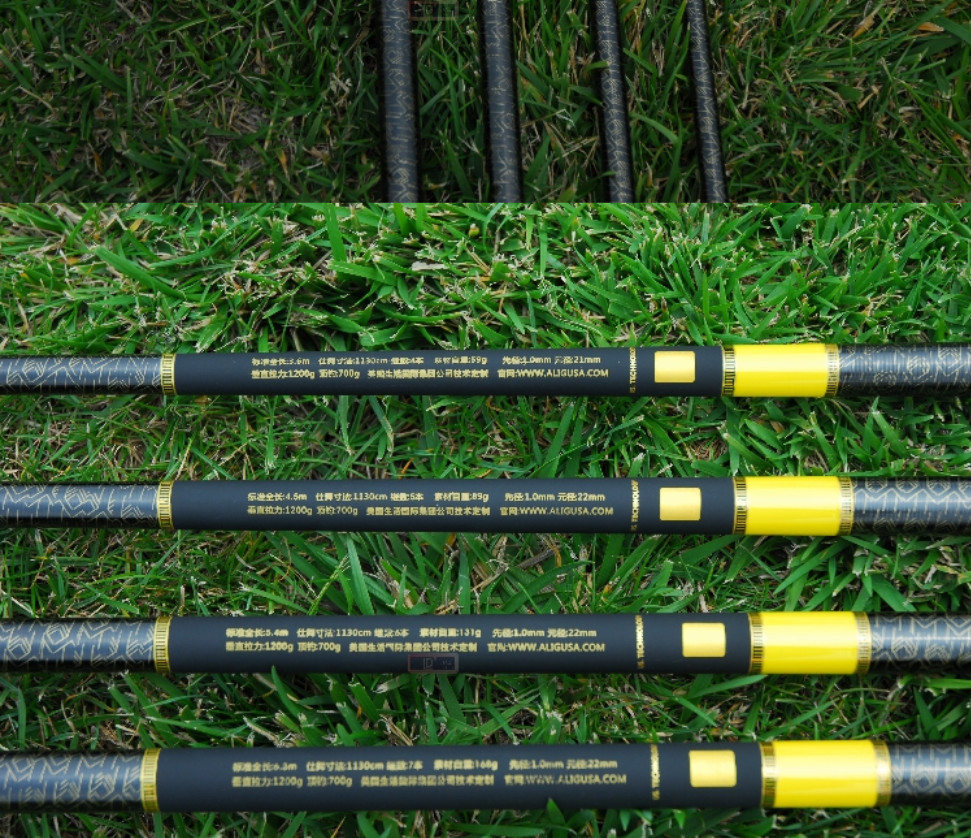 Hand Pole Fishing Rod High Carbon Super Hard Lure Telescopic Freshwater Big Carp