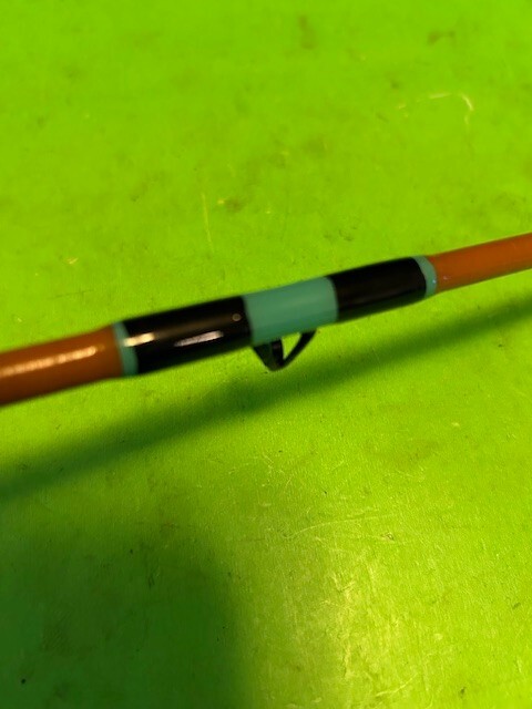 CUSTOM BUILT CALSTAR 6 FOOT 7 INCH 50 TO 100 POUND CLASS RAIL ROD FISHING ROD