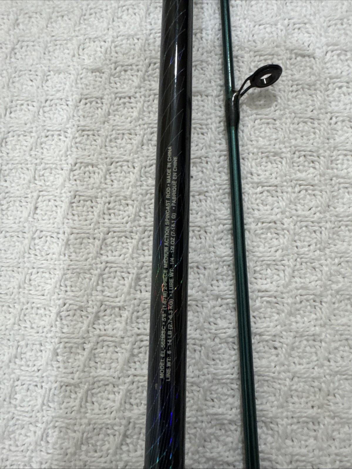 South Bend Elan FC F6’ Medium Action Two-piece Spinning Fishing Rod 6-14 lb Test