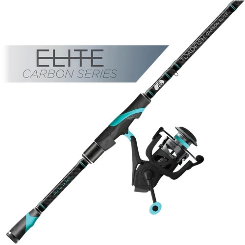 Toadfish Carbon Elite II Spinning Rods – 5’11” M-XF with Spinning Reels – 2000